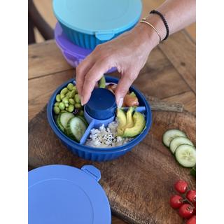 Yumbox Yumbox Poke Bowl Schüssel Schale mit 3-teiligem Teiler, Hawaii blue  