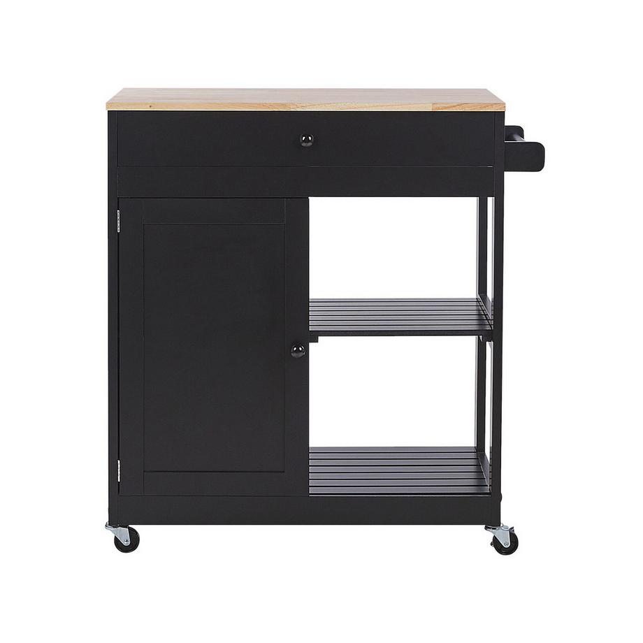 Beliani Carrello portavivande en Fibra a media densità (MDF) Classico TRAPANI  