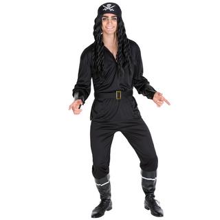 Tectake  Costume pour homme Pirate Barbe de trois jours 