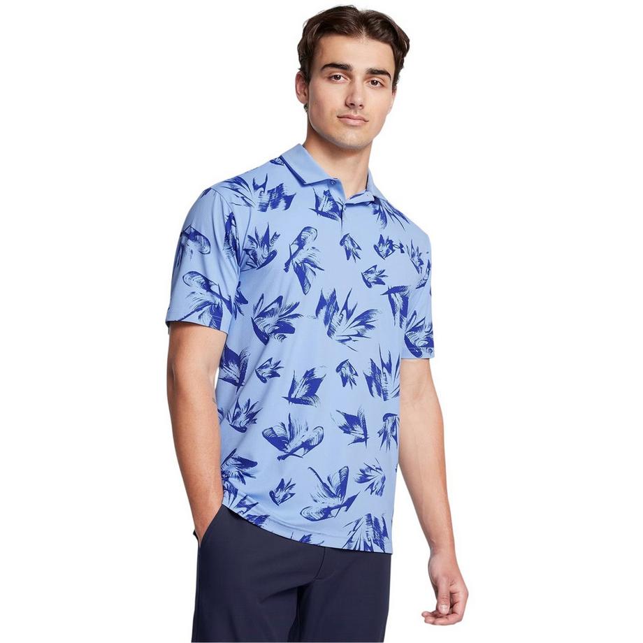 UNDER ARMOUR Polo Shirt mit floralem Muster  