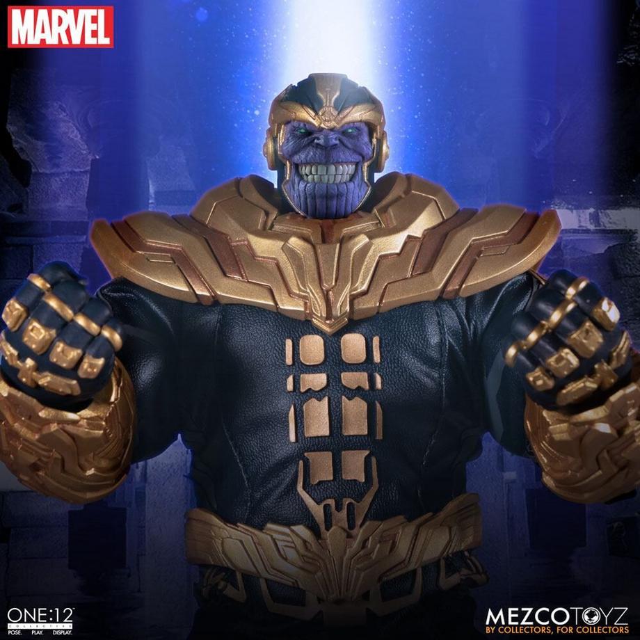 Mezco Toys  Marvel Universe Actionfigur mit Leuchtfunktion / Thanos 