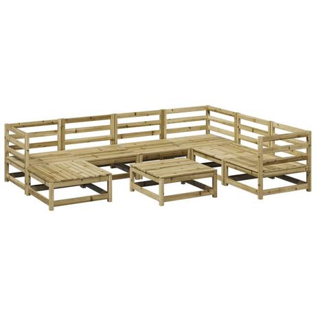 VidaXL set divano da giardino Legno di pino impregnato  