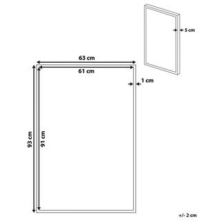 Beliani Canvas aus Polyester Modern ERRANO  