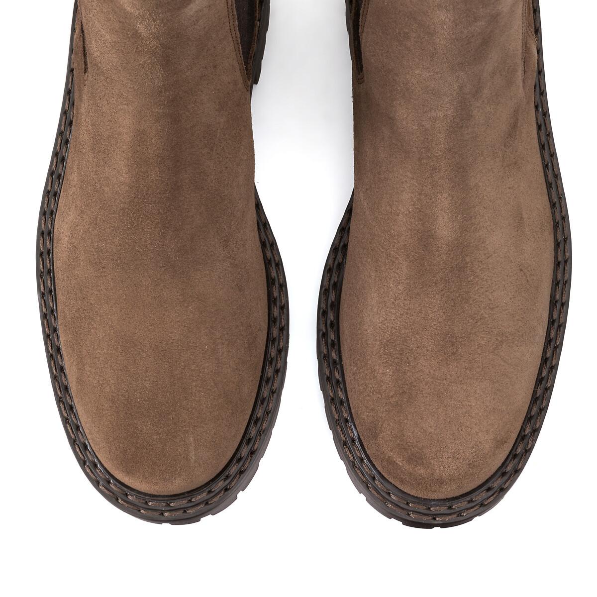 La Redoute Collections  Signature-Chelsea-Boots aus Veloursleder 