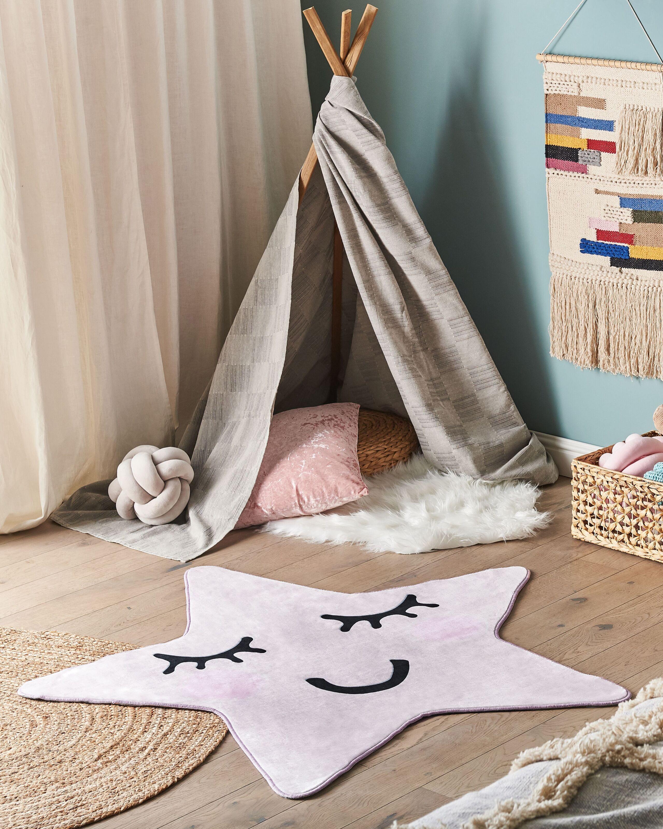 Beliani Tapis enfant en Polyester Moderne SIRIUS  