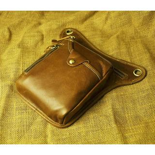 Only-bags.store Echtes Leder Bein Tasche Reise Hüfttasche Oberschenkeltasche  