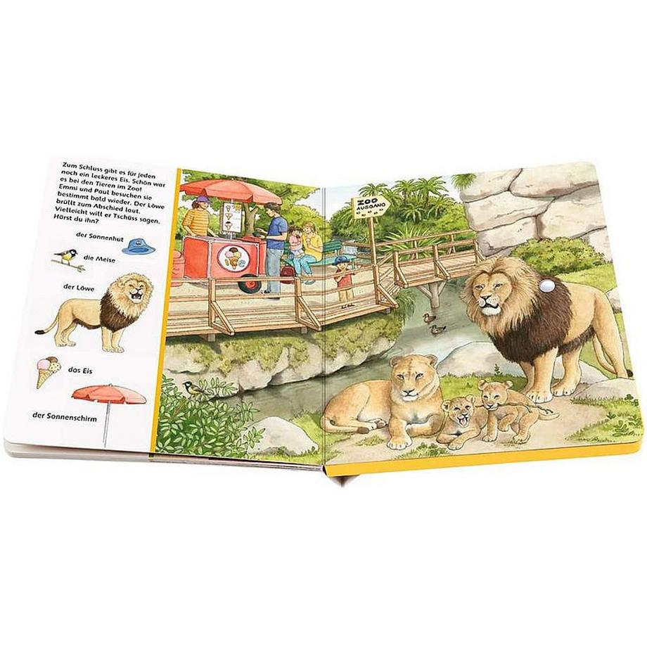 Sachen suchen, Sachen hören: Im Zoo Frauke Nahrgang Copertina rigida 