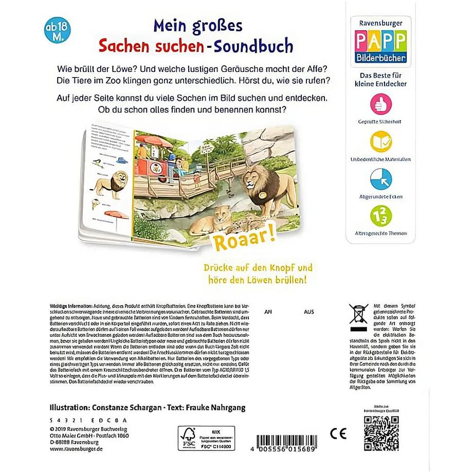 Sachen suchen Zoo X Couverture rigide 