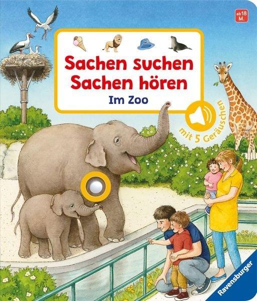 Sachen suchen, Sachen hören: Im Zoo Frauke Nahrgang Couverture rigide 