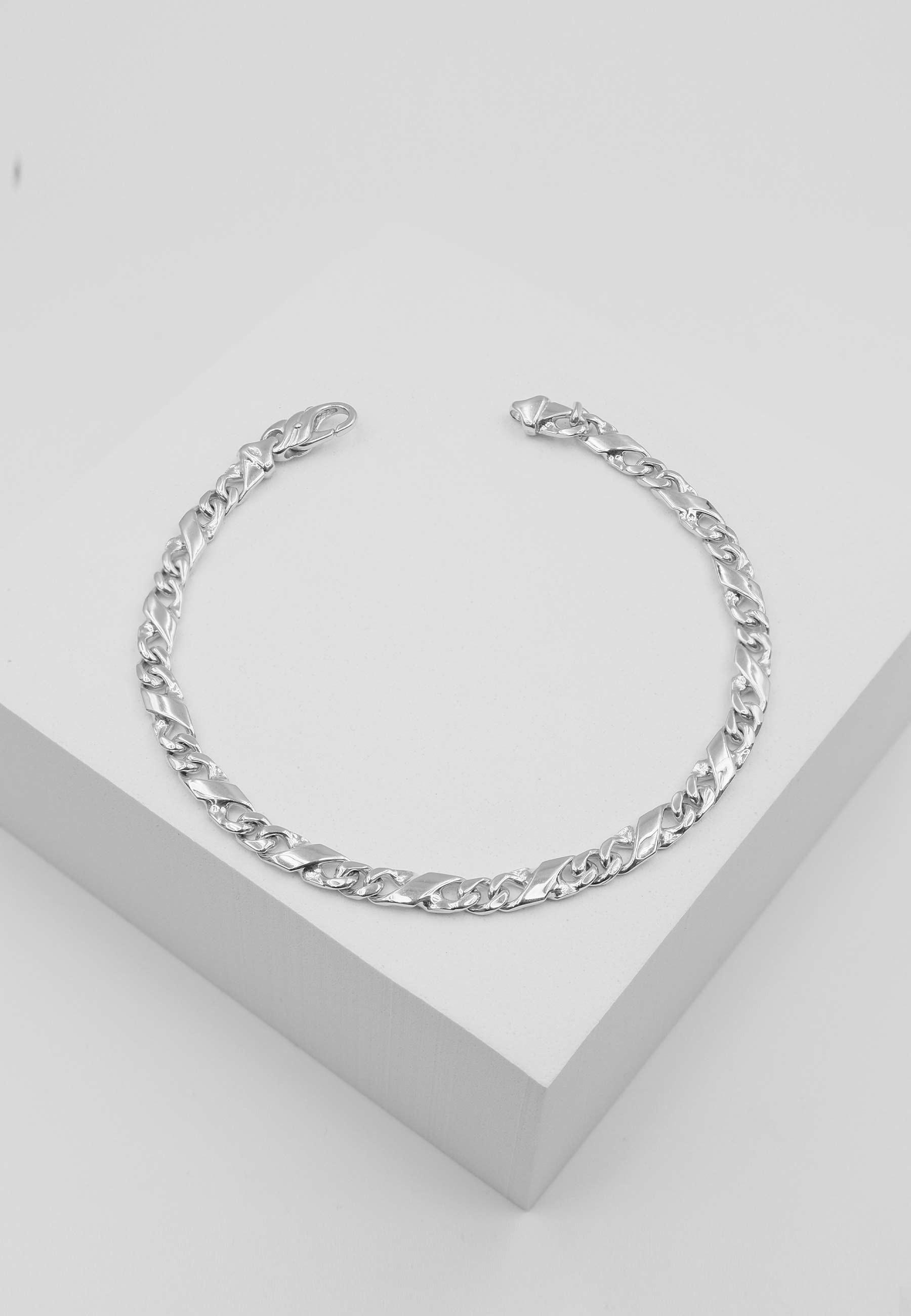 MUAU Schmuck  Bracelet Carrera en or blanc 750, 19cm, 5mm 