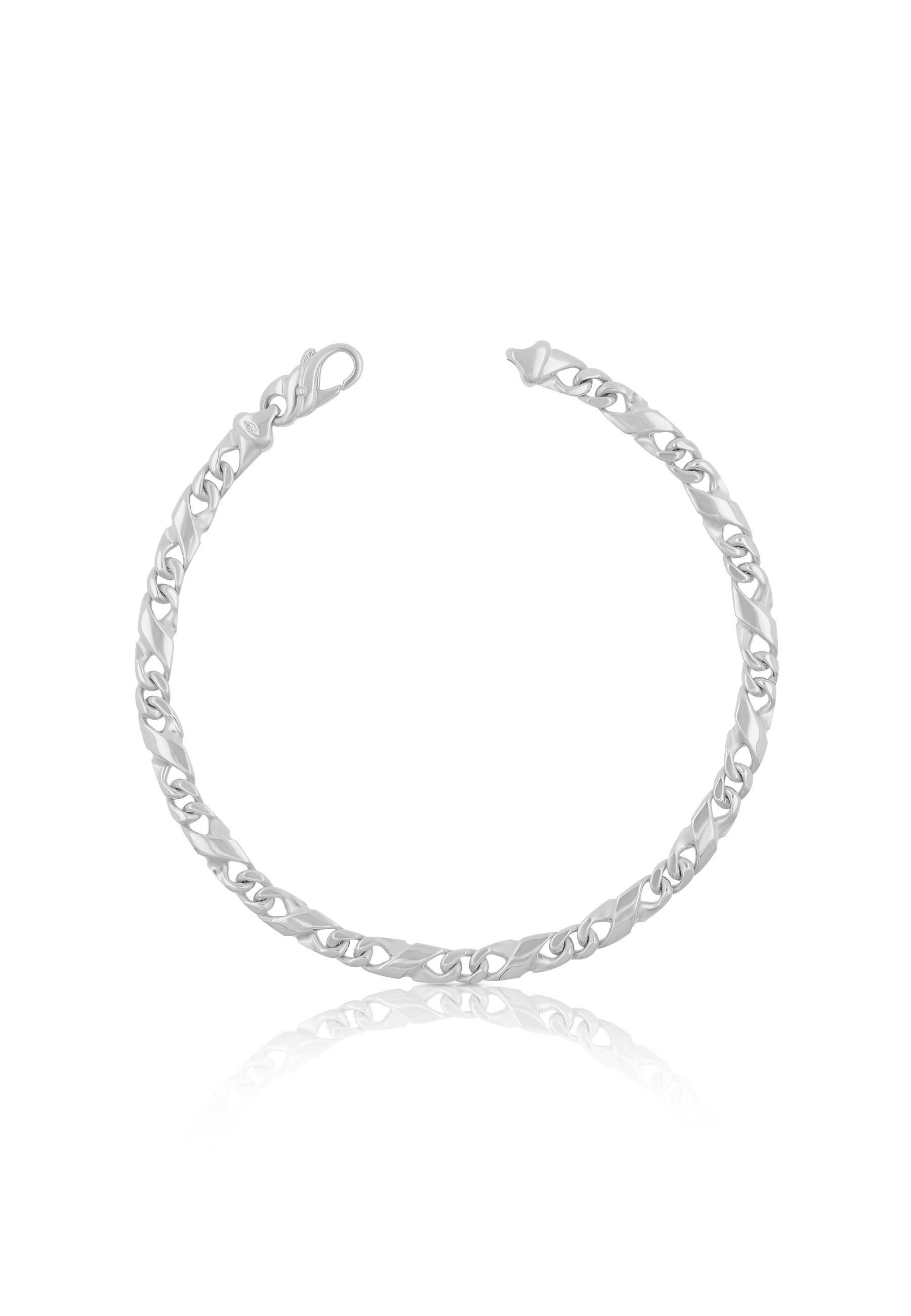 MUAU Schmuck  Bracelet Carrera en or blanc 750, 19cm, 5mm 