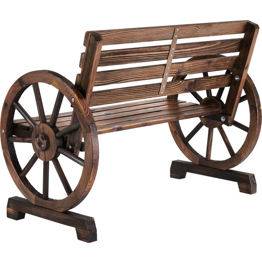 Tectake Panchina da giardino Howdy A due posti, 106 x 55 x 78 cm  