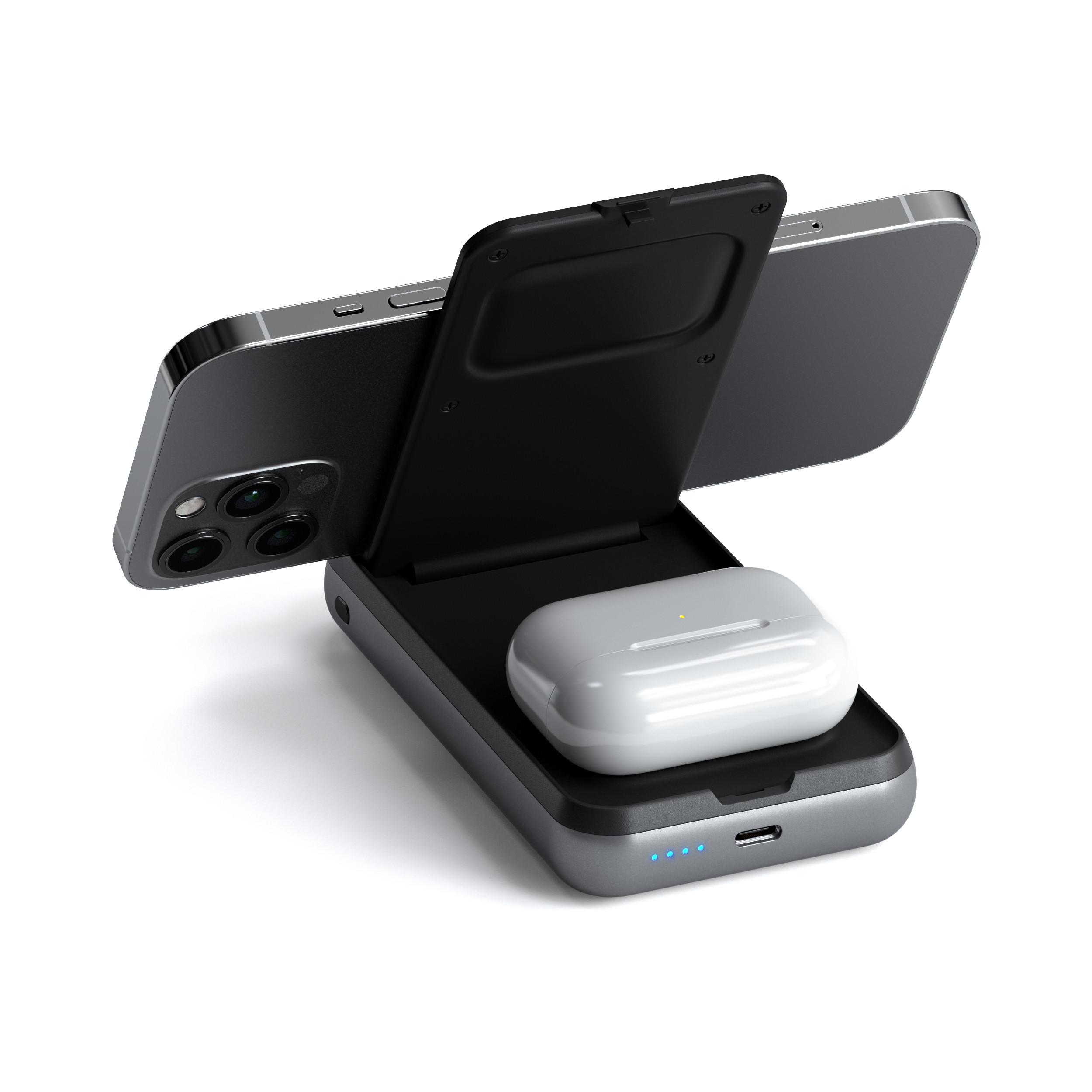 SATECHI  Mobiler Duo Charging Stand mit 10'000 mAh 