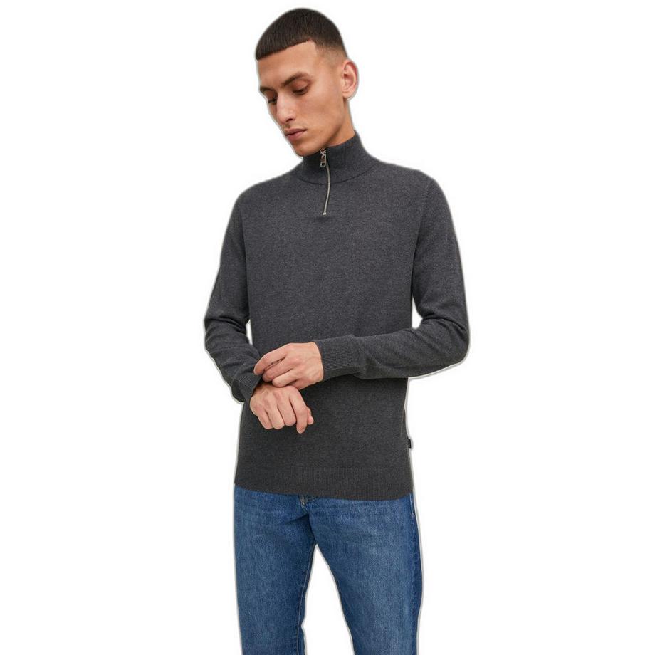 JACK & JONES Emil Pull Tricoté Semi-Zippé  