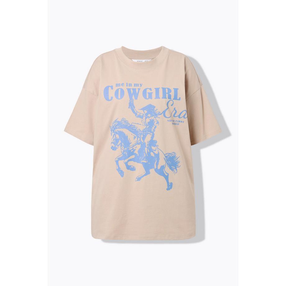 Studio Untold T-shirt oversize imprimé sur le devant  