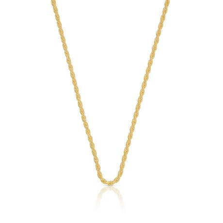 MUAU Schmuck  Collier cordon or jaune 750, 1.8mm, 50cm 