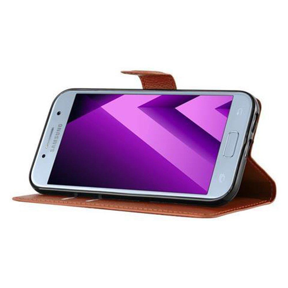 Cadorabo  Hülle für Samsung Galaxy A3 2017 Standfunktion, Kartenfach 