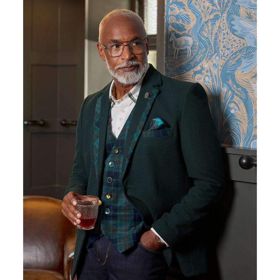 Joe Browns Blazer mit Karomuster Details  