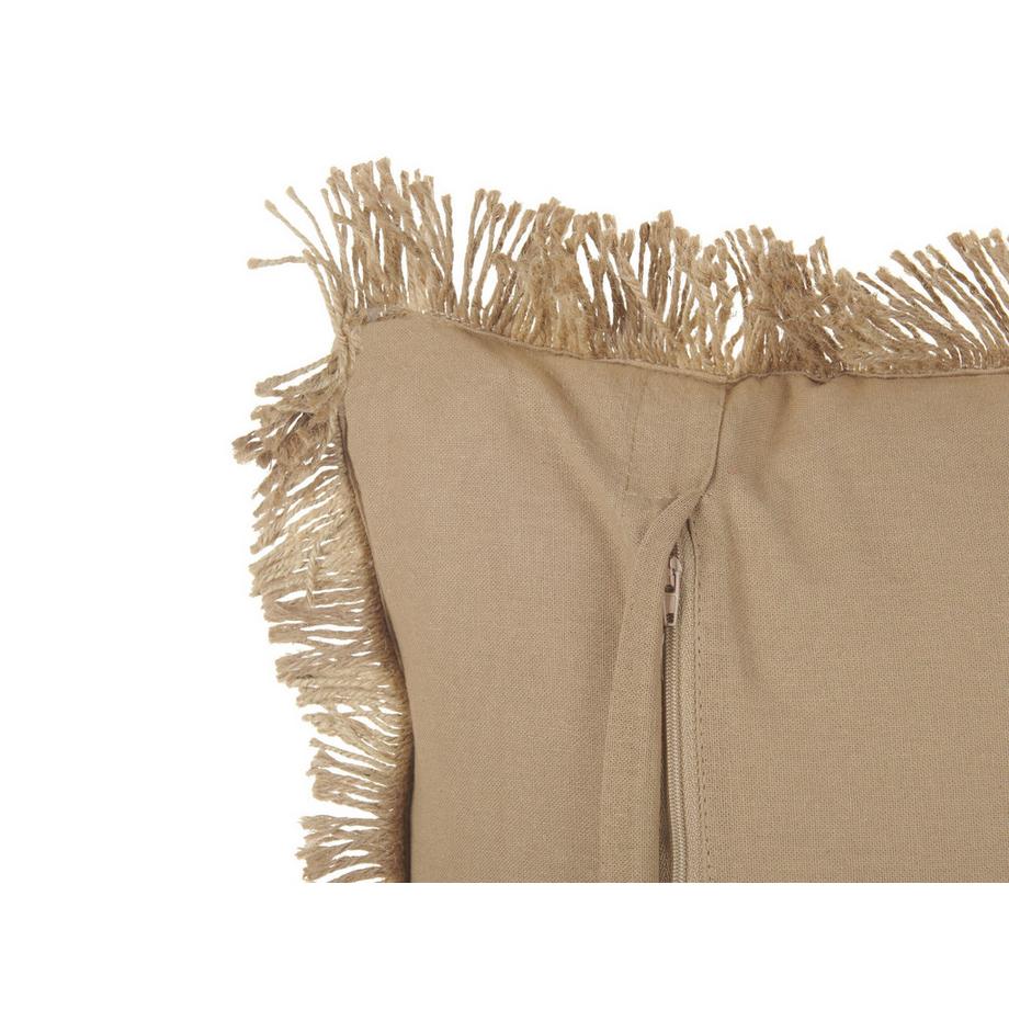 Beliani Dekokissen aus Jute Boho CIRSIUM  