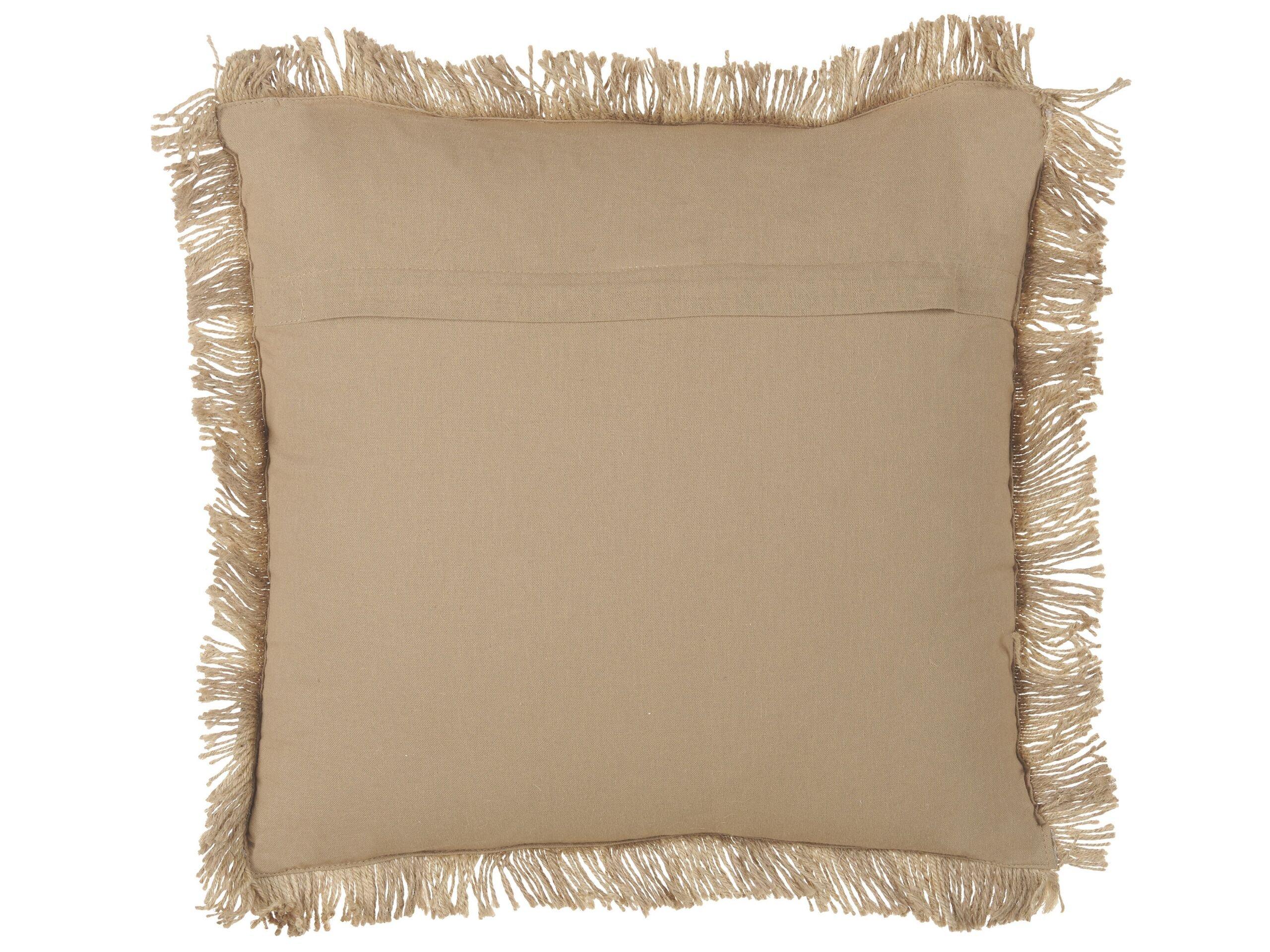 Beliani Coussin en Jute Boho CIRSIUM  