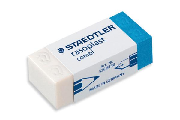STAEDTLER STAEDTLER Radierer Rasoplast Combi 526BT30 43x19x13mm  