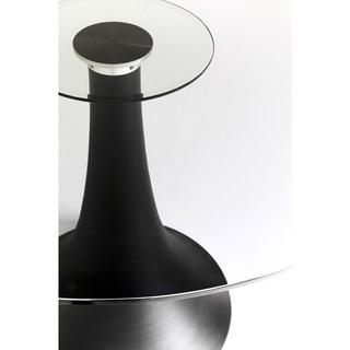 KARE Design Table Grande Possibilita Smoke verre rond 110  