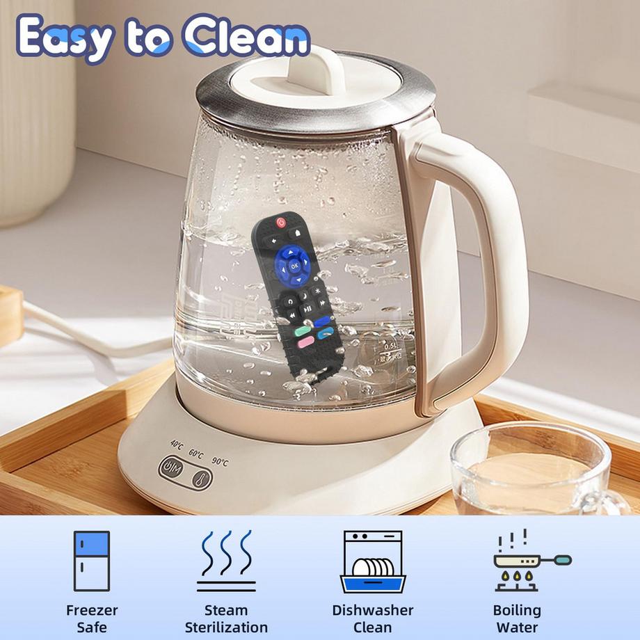 Activity-board  Beißring Babyspielzeug Silikon-Fernbedienung Beißhilfe 