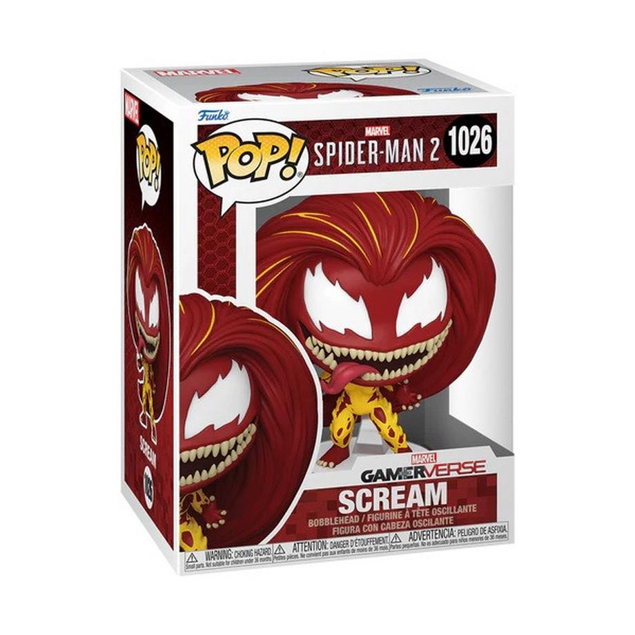 Funko  SpiderMan  POP! Games Viny Figur Scream 