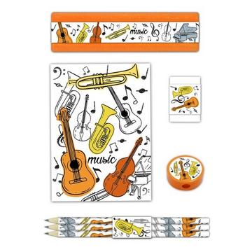 ROOST Schlamper-Etui 404561 Musik, 7-teilig