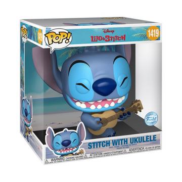 Funko POP! Lilo & Stitch: Stitch w/Ukulele (1419) DLX EXM