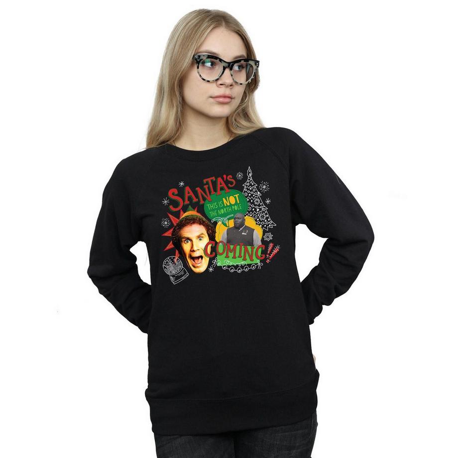 Elf Santa's Not Coming Sweatshirt  