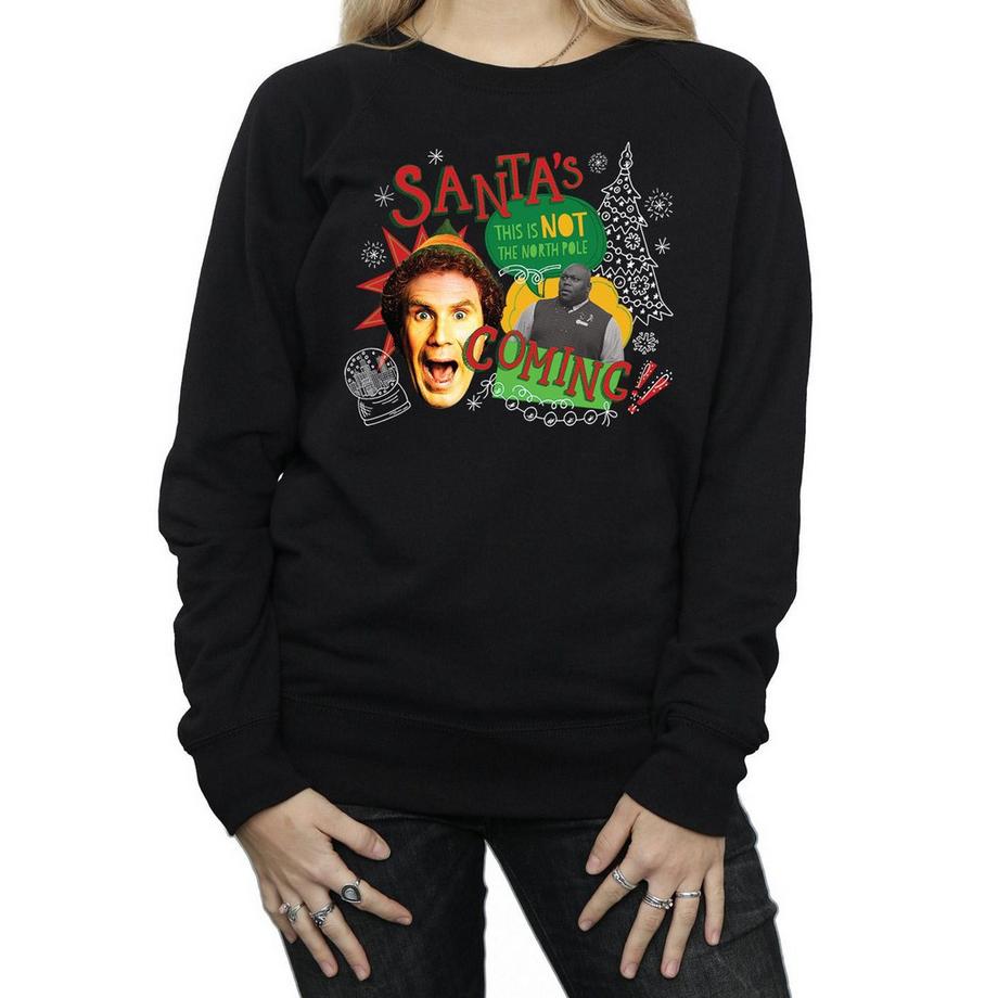 Elf Santa's Not Coming Sweatshirt  