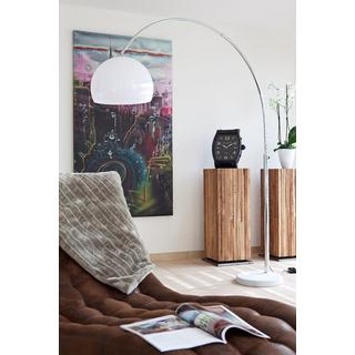 mutoni  Lampada ad arco 208 cm bianca 