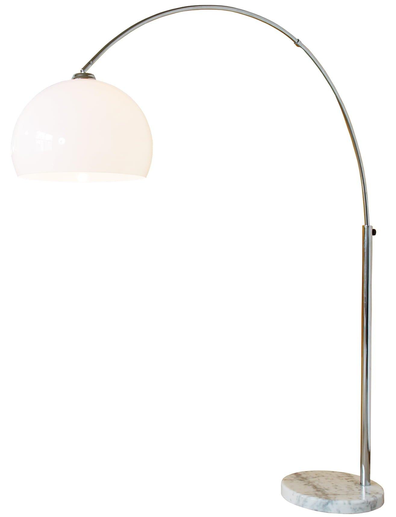 mutoni  Lampada ad arco 208 cm bianca 