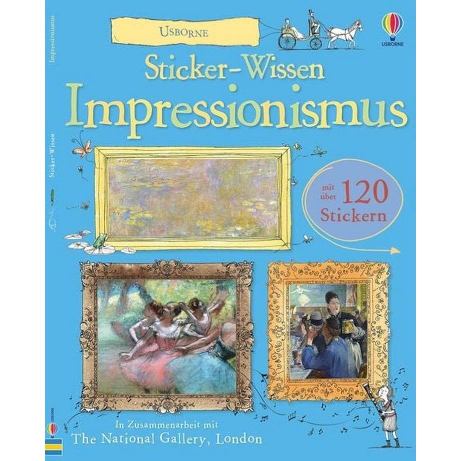 Usborne  Sticker-Wissen: Impressionismus 