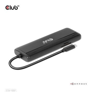 USB Gen 1 Type-C 8-in-1 MST Travel Dock