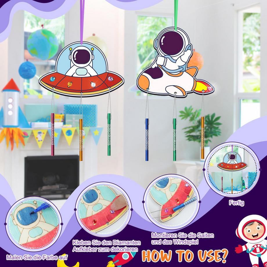 Activity-board  Windspiel-Bastelset für Kinder 