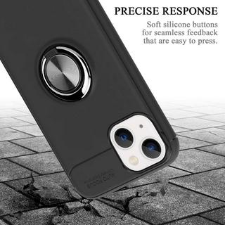 Cadorabo  Housse compatible avec Apple iPhone 14 - Coque de protection avec anneau de focalisation en silicone TPU 