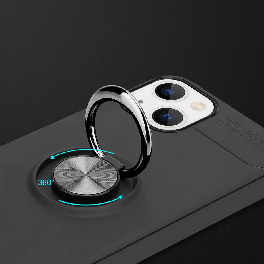 Cadorabo  Housse compatible avec Apple iPhone 14 - Coque de protection avec anneau de focalisation en silicone TPU 