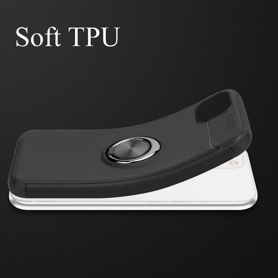 Cadorabo  Housse compatible avec Apple iPhone 14 - Coque de protection avec anneau de focalisation en silicone TPU 