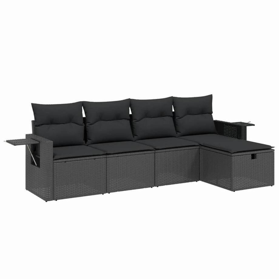 set divano da giardino Polirattan