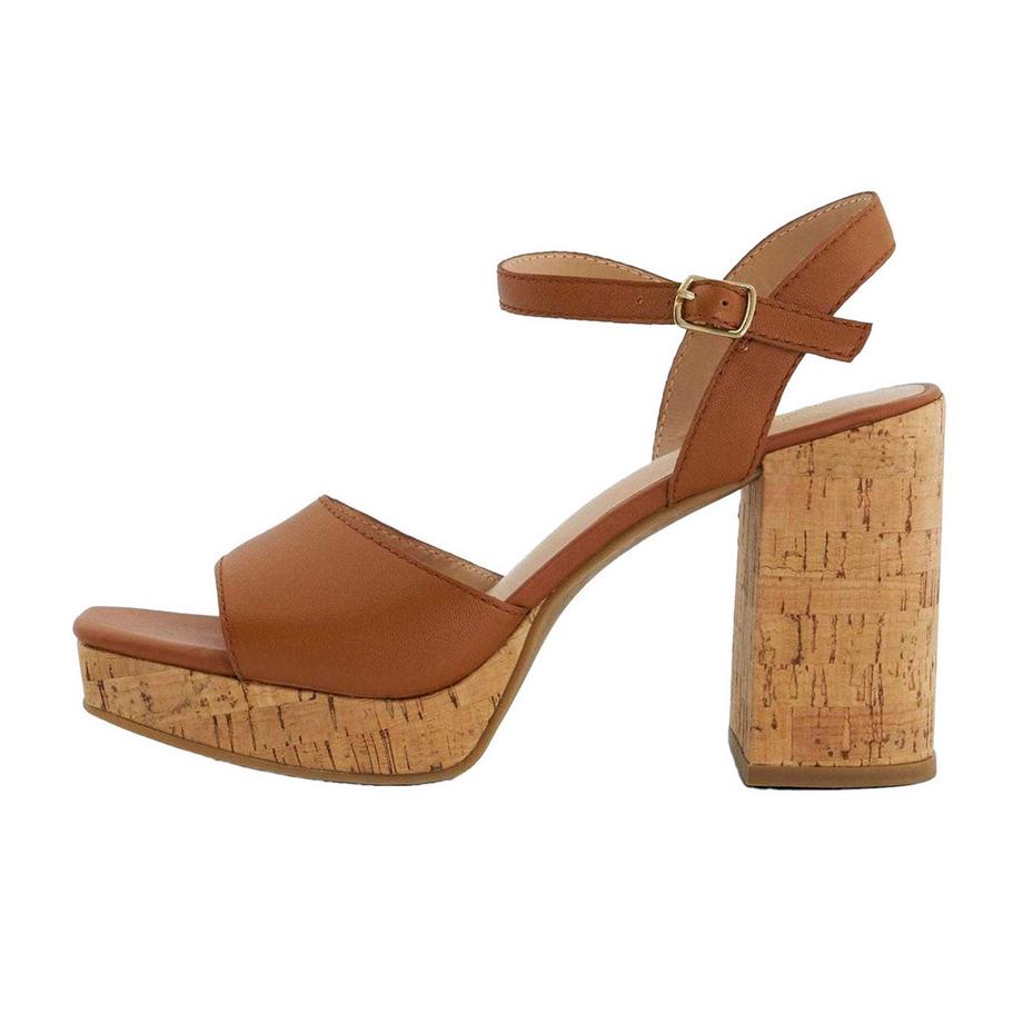Dune London Jacuzzi Leder Sandalen Plattform Blockabsatz  