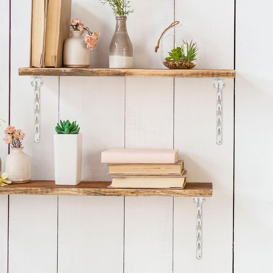 B2X 2x Regalträger aus Gusseisen mit Kette  