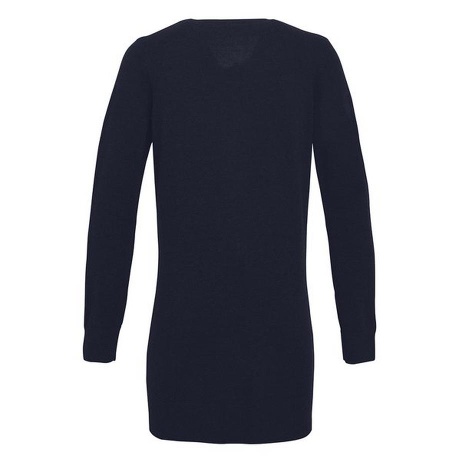 PREMIER V-Ausschnitt Strickjacke längere Länge  