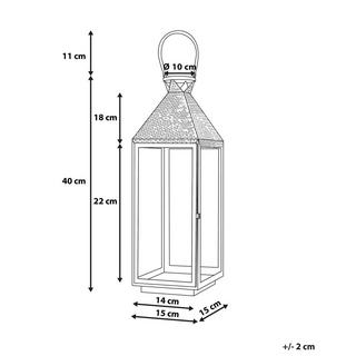 Beliani  Lanterna en Acciaio inox Moderno BALI 