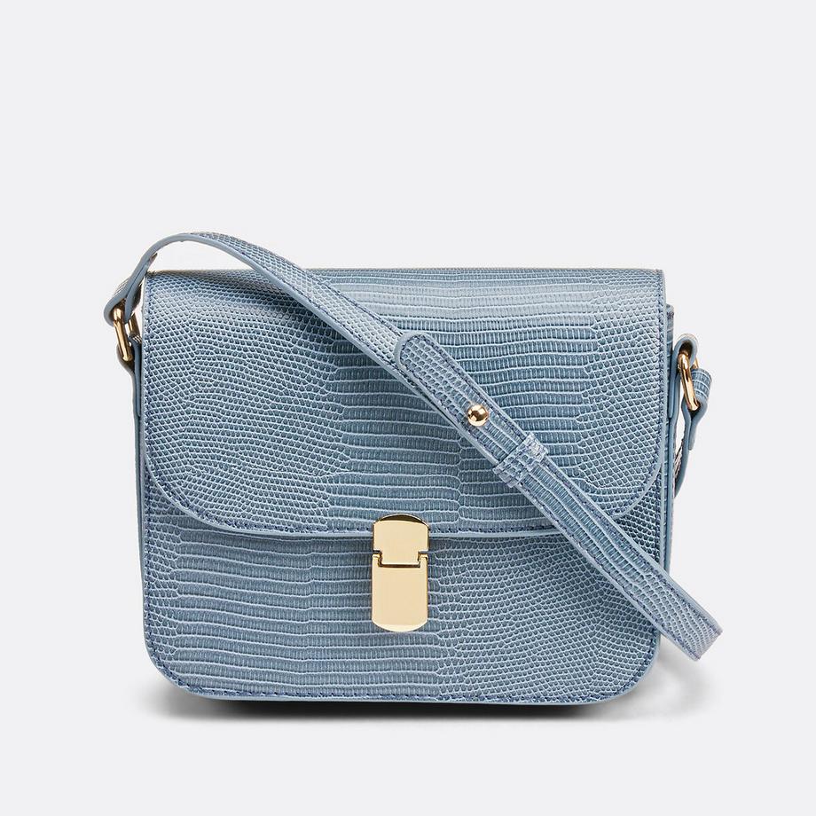 La Redoute Collections Borsa a mano con stampa lucertola  