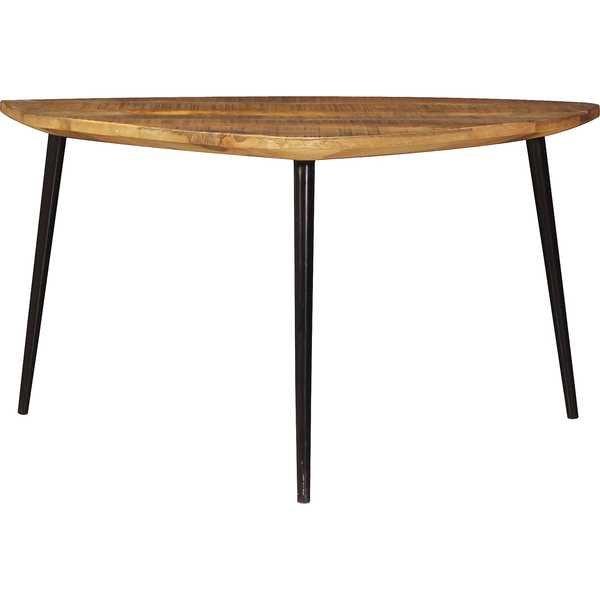 mutoni Table basse Melbourne noir 80x80  