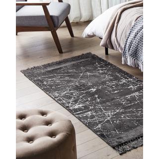 Beliani Tapis en Soie artificielle Moderne HANLI  