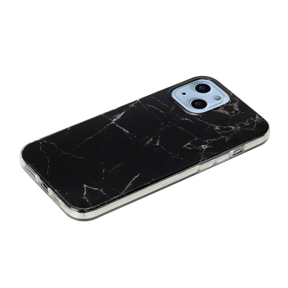 Cover-Discount  iPhone 14 Plus - Coque en silicone Cyan Marble 