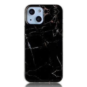 iPhone 14 Plus - Custodia in gomma Cyan Marble